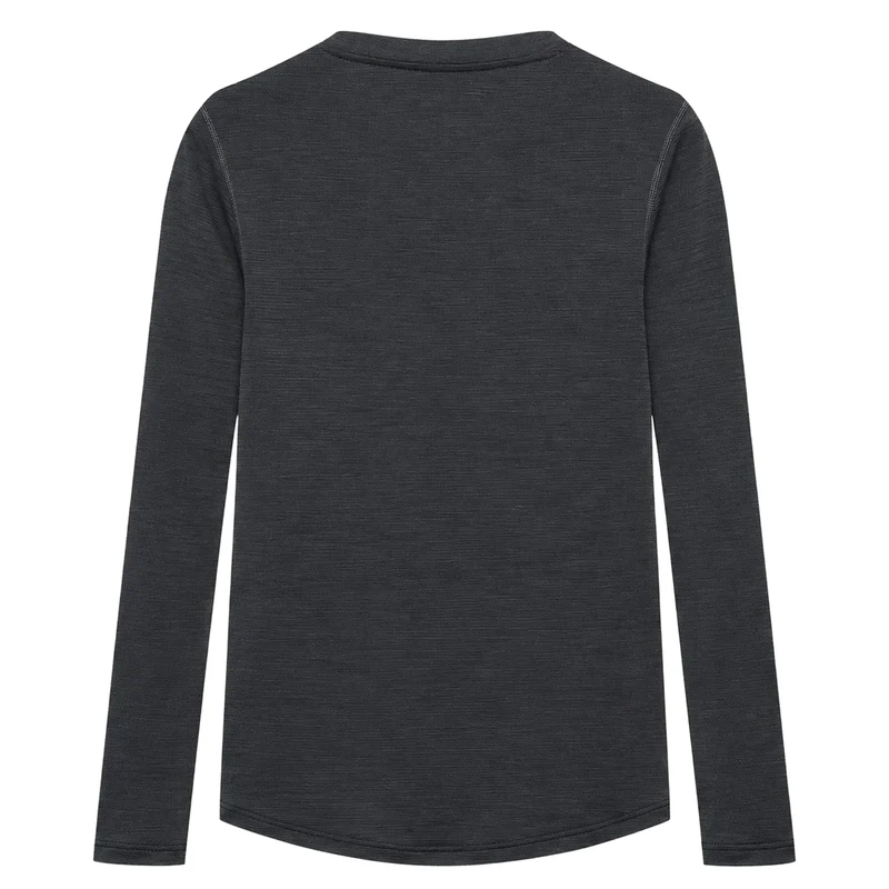 Maglia intima maniche lunghe Cafe du cycliste Judith - Grigio scuro