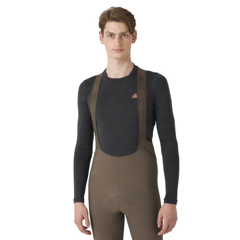 Maglia intima maniche lunghe Cafe du cycliste Judith - Grigio scuro