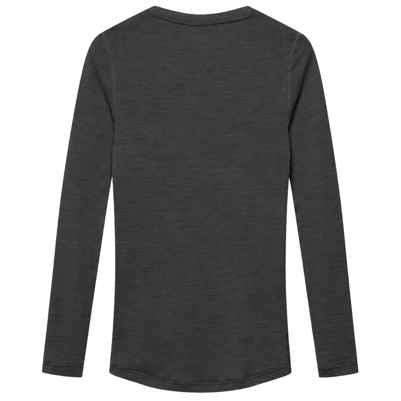Maglia intima donna maniche lunghe Cafe du Cycliste Judith - Grigio scuro