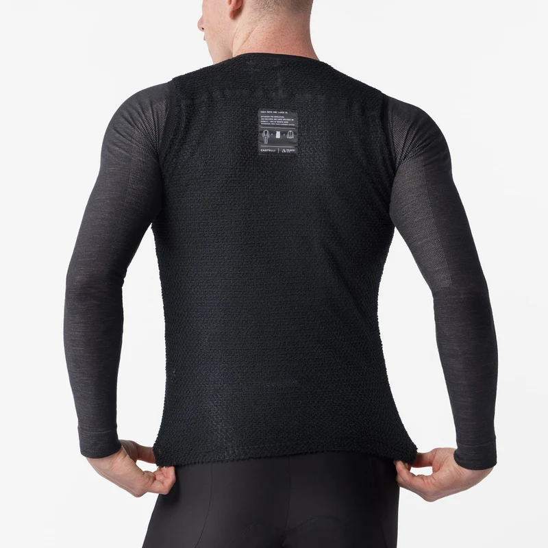Maglia intima senza maniche Castelli Cold Days 2nd - Nero