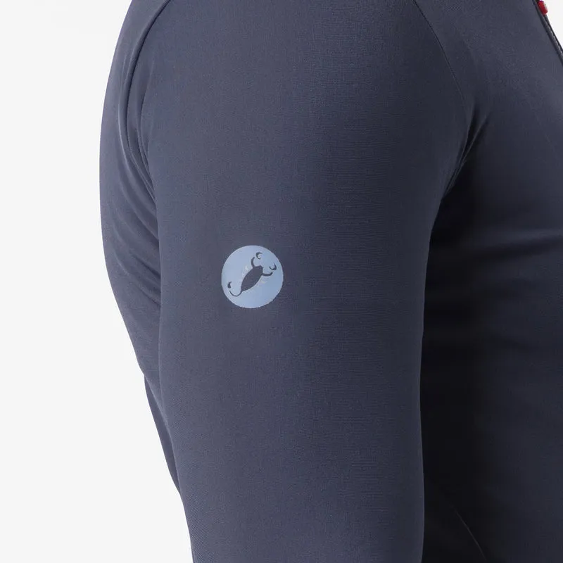 Maglia maniche lunghe Castelli Espresso Thermal 2 - Blu scuro
