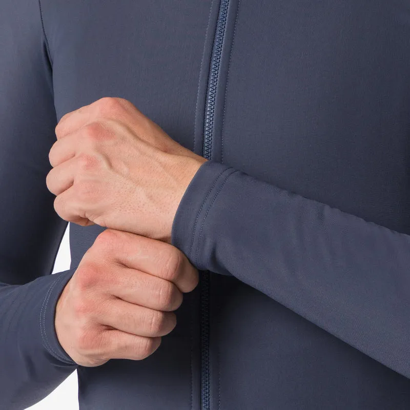 Maglia maniche lunghe Castelli Espresso Thermal 2 - Blu scuro