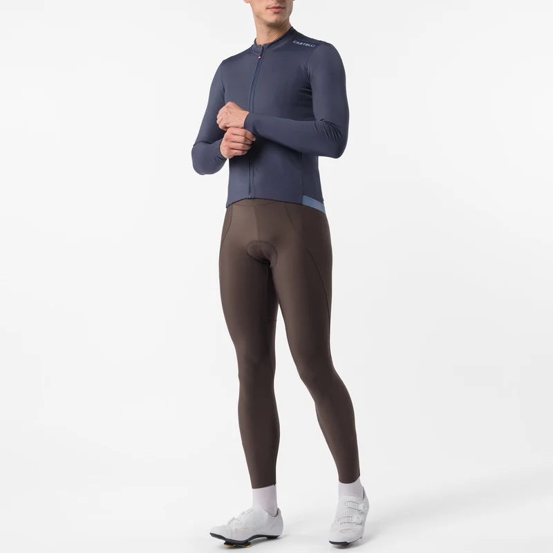 Maglia maniche lunghe Castelli Espresso Thermal 2 - Blu scuro