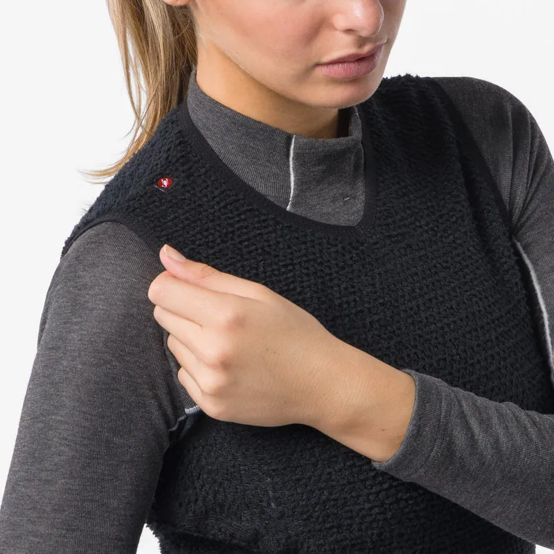 Maglia intima donna senza maniche Castelli Cold Days 2nd - Nero