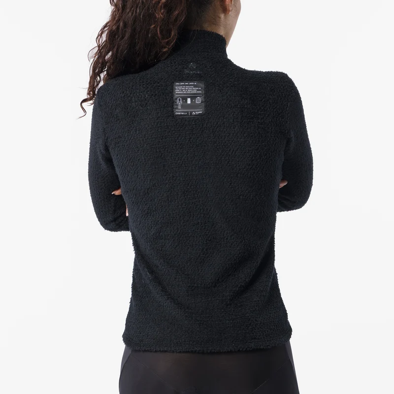 Maglia intima donna maniche lunghe Castelli Cold Days 2nd - Nero