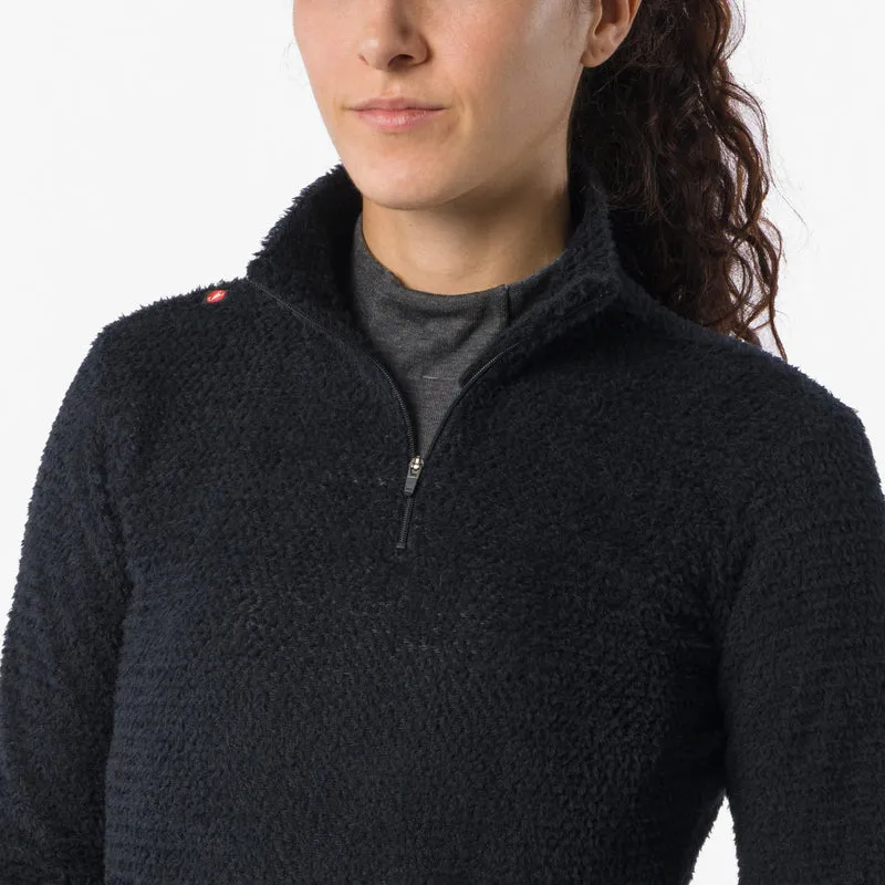 Maglia intima donna maniche lunghe Castelli Cold Days 2nd - Nero