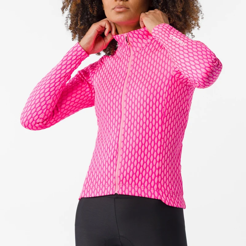 Maglia maniche lunghe donna Castelli Ventra - Rosa