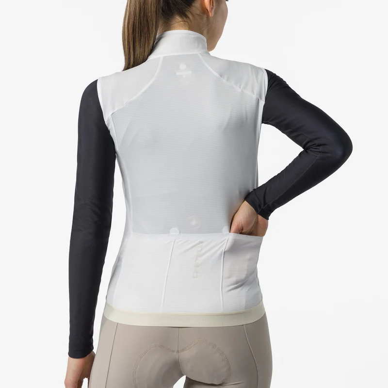 Gilet donna Castelli Espresso 2 - Bianco