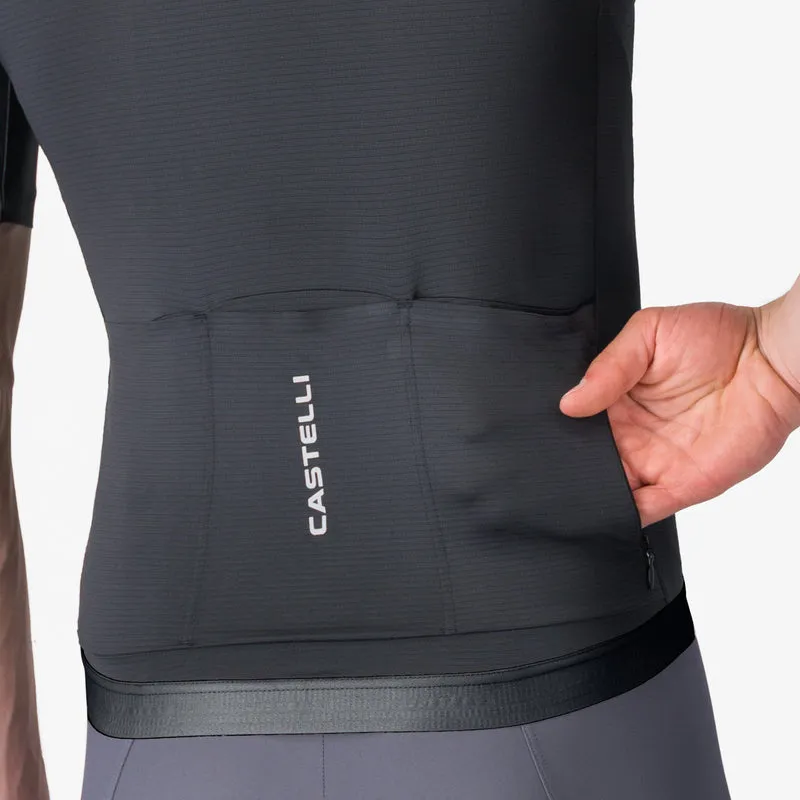 Maglia Castelli Espresso 2 - Nero bianco