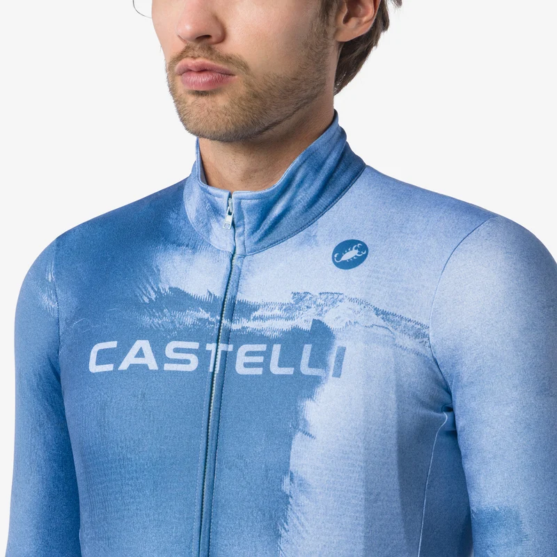 Maglia maniche lunghe Castelli Nebula Thermal - Blu