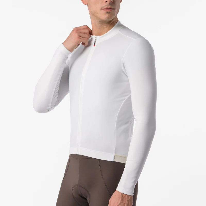 Maglia maniche lunghe Castelli Espresso Thermal 2 - Bianco