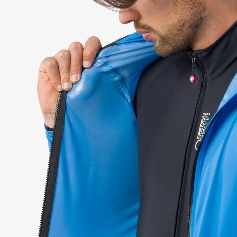 Mantellina Castelli Ultra Rain Cape - Blu