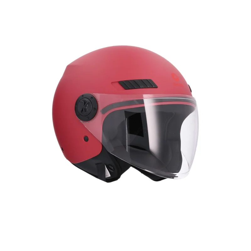 SHIRO HELMETS SH-62 KIOTO CASCHI DI MOTO MONOCROMO ROSSO OPACO