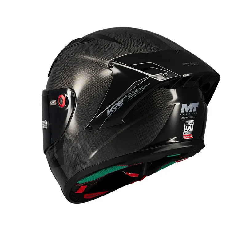MT KRE PLUS S CARBON INTEGRALE PURE A1 CASCHI DI MOTO BRILLANTE