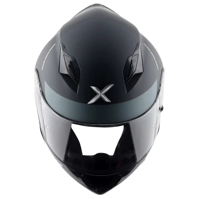 AXOR HUNTER TURBO INTEGRALE CASCHI DI MOTO OPACO NERO GRIGIO