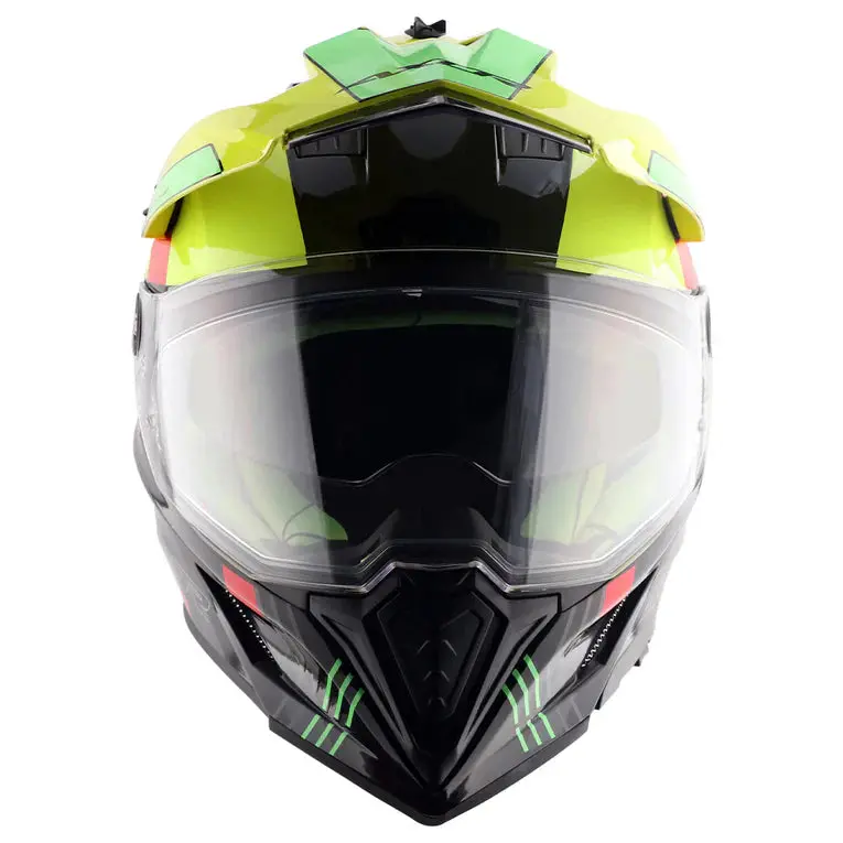 AXOR X-CROSS D/V GAMBLING CASCHI DI MOTO GIALLO FLUO