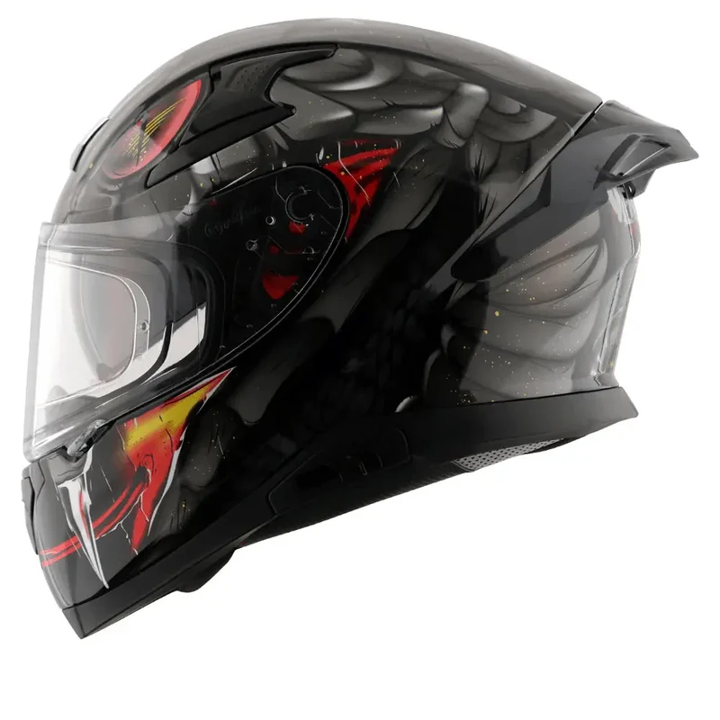 AXOR APEX VENOMOUS DV INTEGRALE CASCHI DI MOTO NERO OPACO GRIGIO