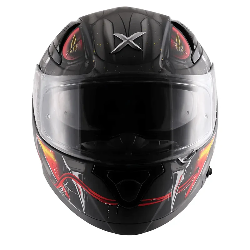 AXOR APEX VENOMOUS DV INTEGRALE CASCHI DI MOTO NERO OPACO GRIGIO