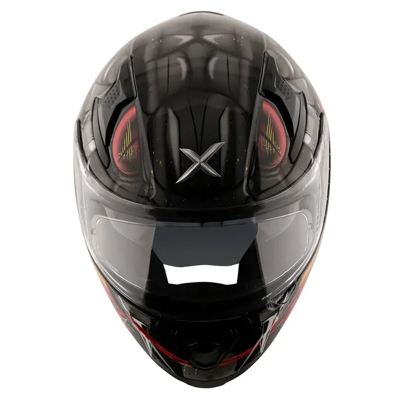 AXOR APEX VENOMOUS DV INTEGRALE CASCHI DI MOTO NERO OPACO GRIGIO