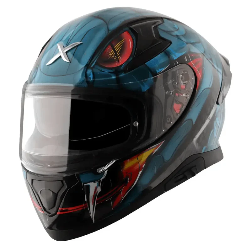AXOR APEX VENOMOUS DV INTEGRALE CASCHI DI MOTO NERO BLU