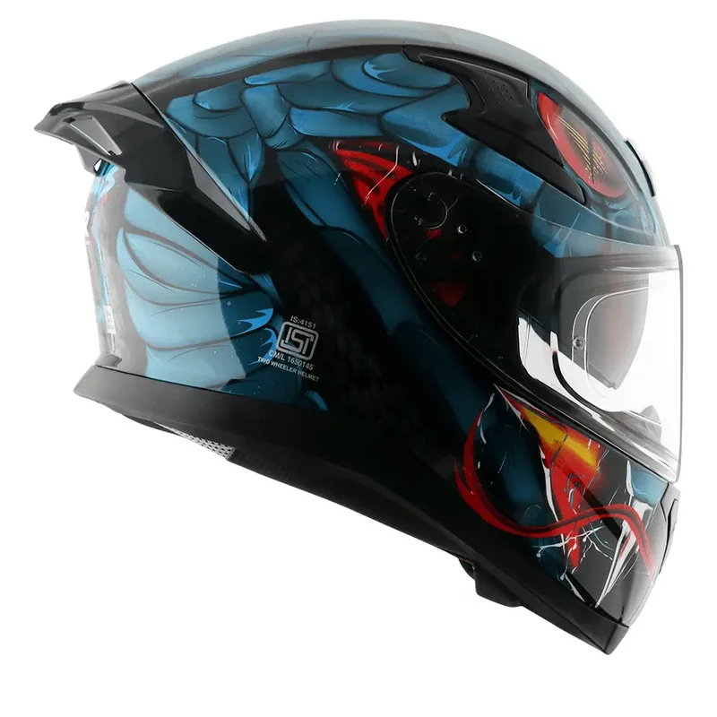 AXOR APEX VENOMOUS DV INTEGRALE CASCHI DI MOTO NERO BLU
