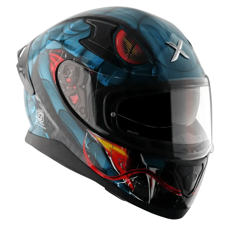 AXOR APEX VENOMOUS DV INTEGRALE CASCHI DI MOTO NERO BLU
