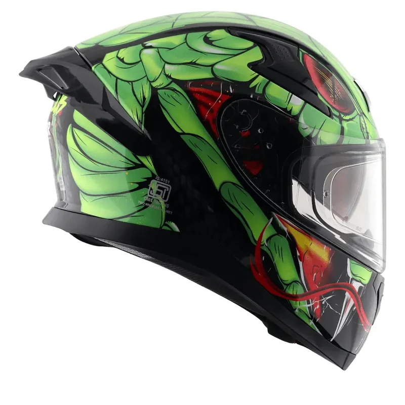 AXOR APEX VENOMOUS DV INTEGRALE CASCHI DI MOTO NERO VERDE