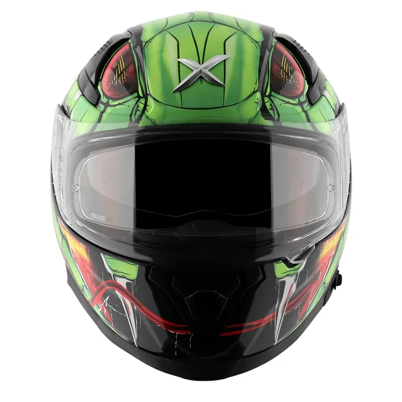 AXOR APEX VENOMOUS DV INTEGRALE CASCHI DI MOTO NERO VERDE