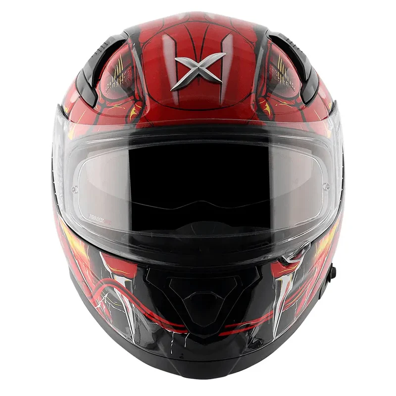 AXOR APEX VENOMOUS DV INTEGRALE CASCHI DI MOTO NERO ROSSO