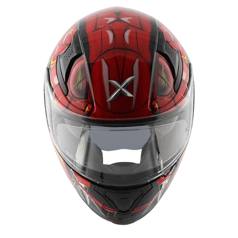AXOR APEX VENOMOUS DV INTEGRALE CASCHI DI MOTO NERO ROSSO