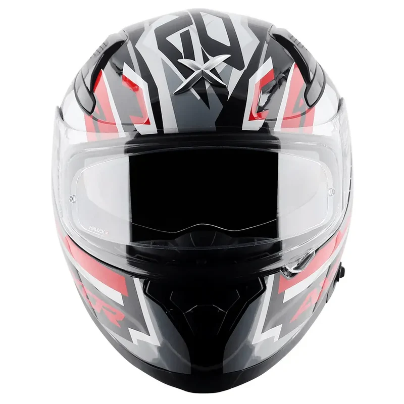 AXOR APEX STREAK INTEGRALE CASCHI DI MOTO NERO ROSSO