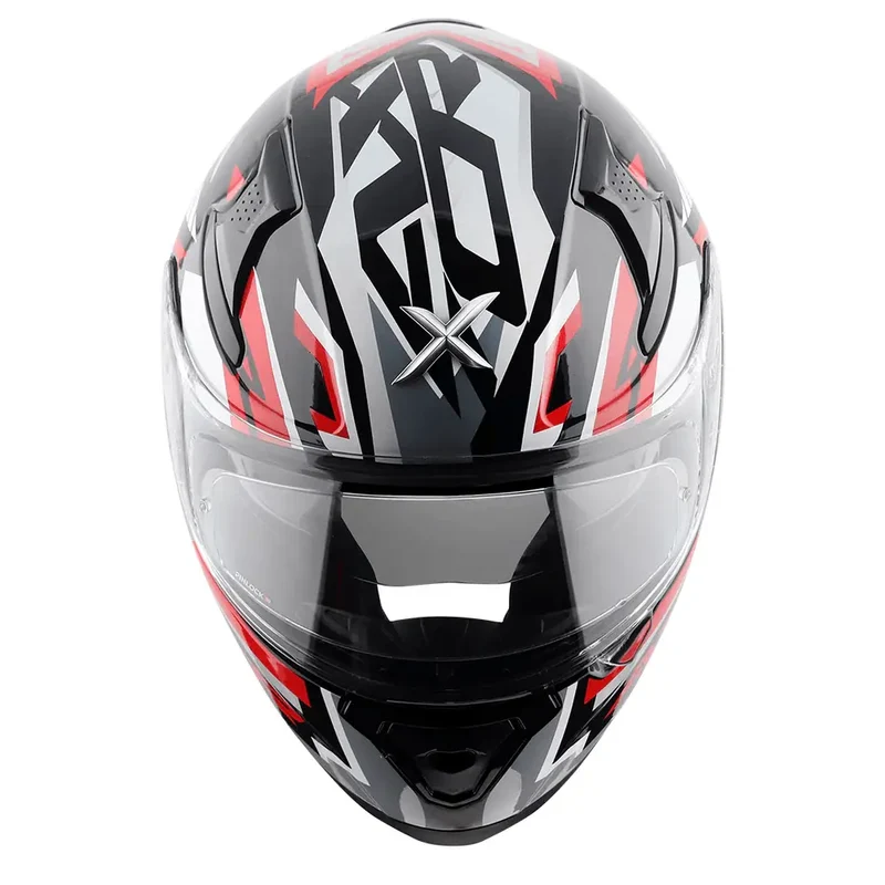 AXOR APEX STREAK INTEGRALE CASCHI DI MOTO NERO ROSSO