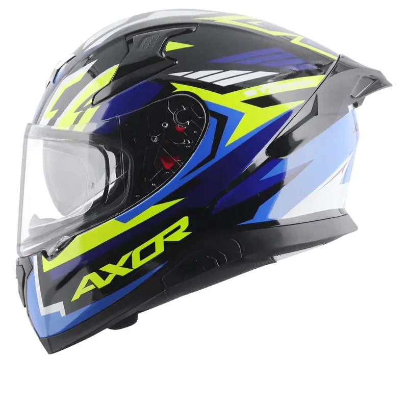 AXOR APEX STREAK INTEGRALE CASCHI DI MOTO NERO BLU