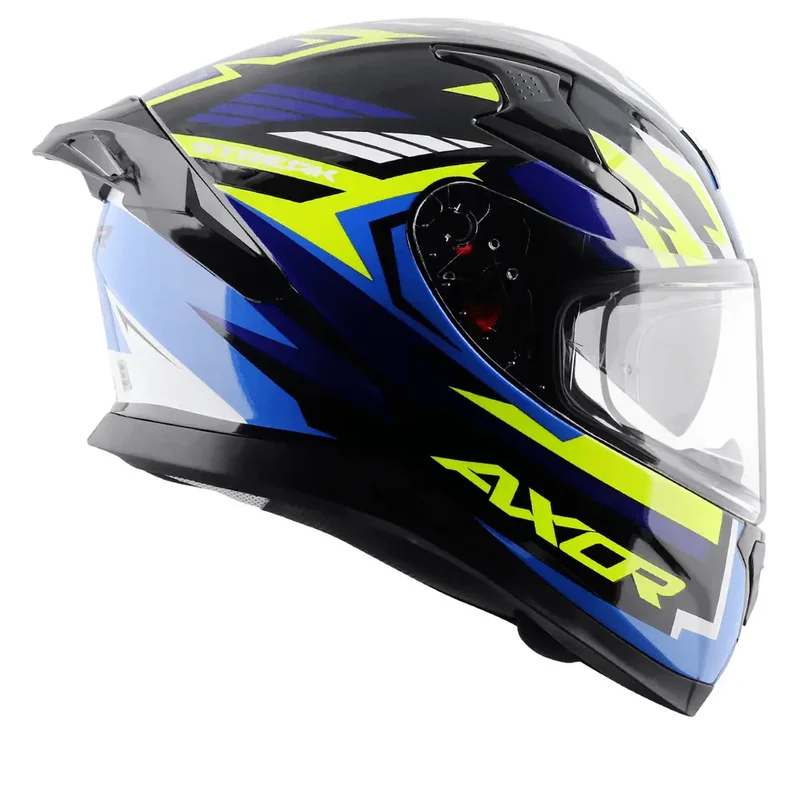 AXOR APEX STREAK INTEGRALE CASCHI DI MOTO NERO BLU