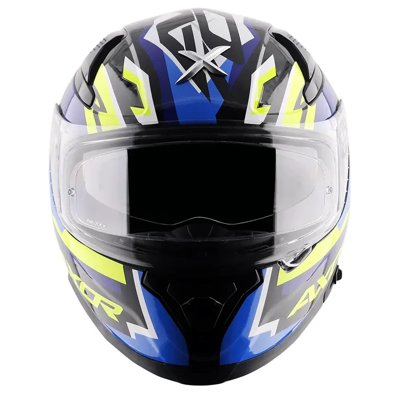 AXOR APEX STREAK INTEGRALE CASCHI DI MOTO NERO BLU