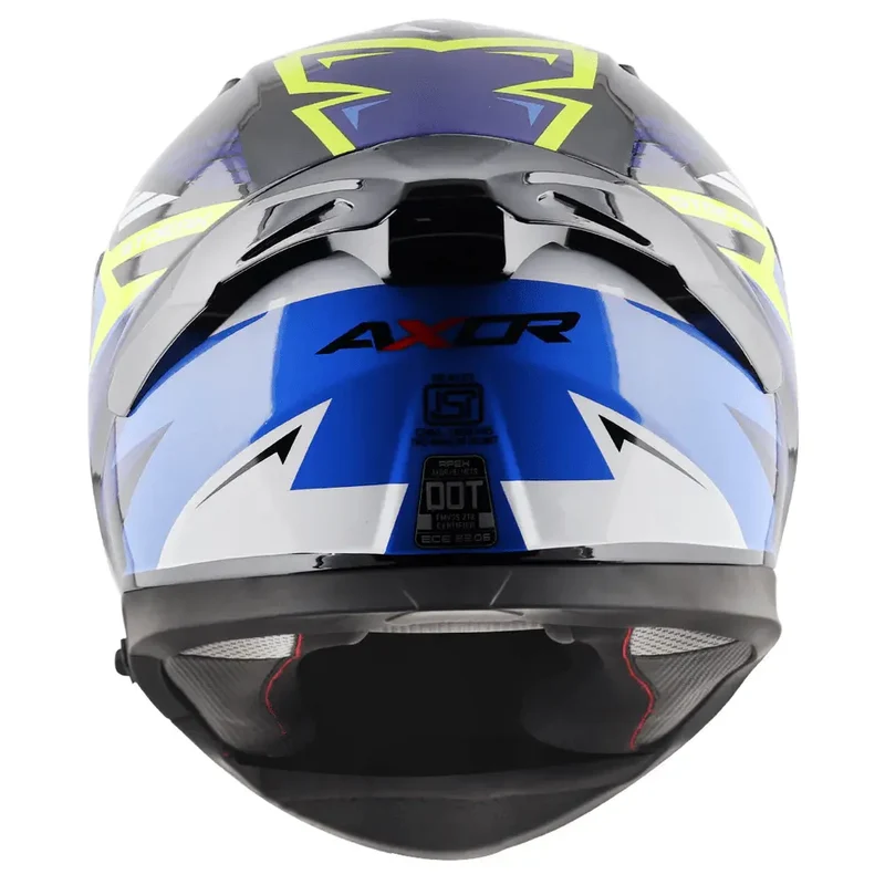 AXOR APEX STREAK INTEGRALE CASCHI DI MOTO NERO BLU