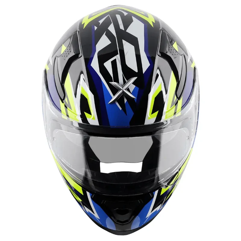 AXOR APEX STREAK INTEGRALE CASCHI DI MOTO NERO BLU