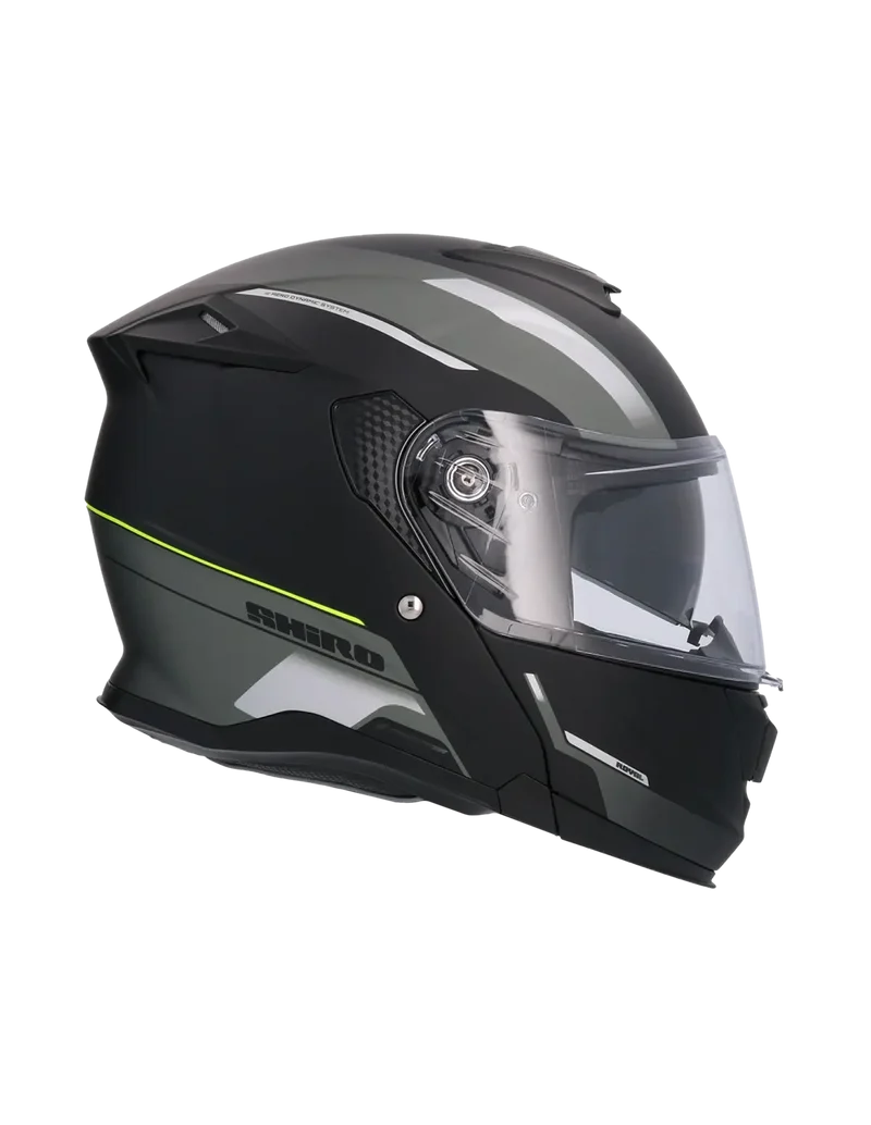 SHIRO HELMETS DISCOVER ROYAL CASCHI DI MOTO VERDE OPACO