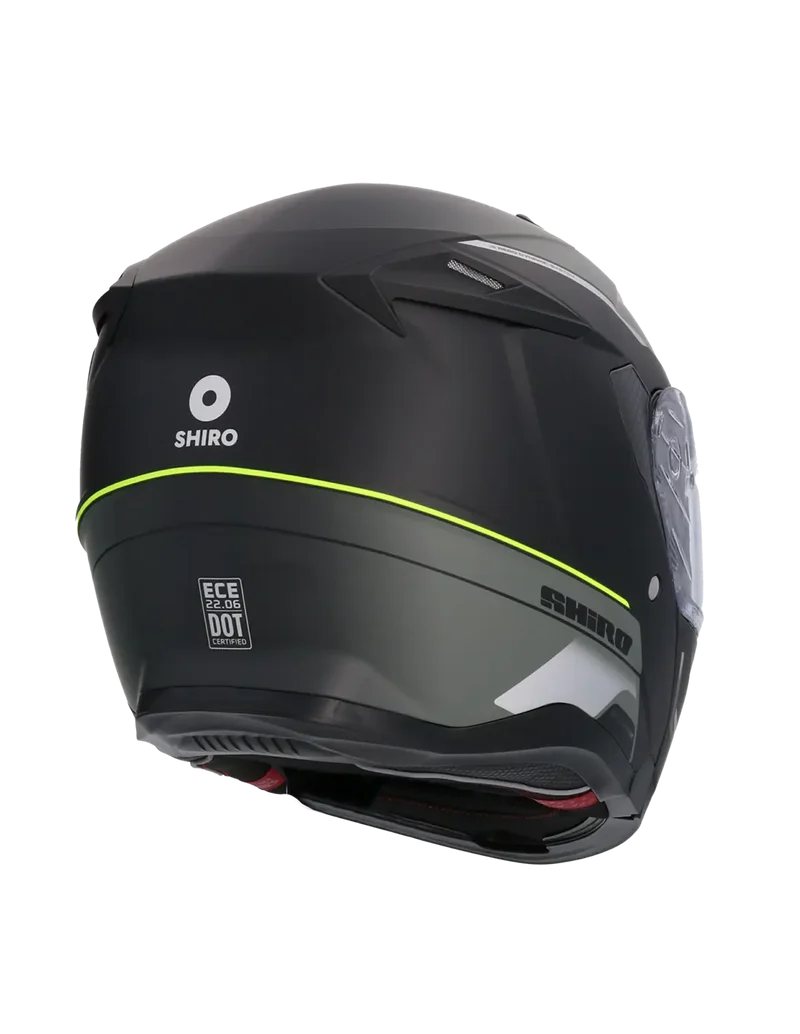 SHIRO HELMETS DISCOVER ROYAL CASCHI DI MOTO VERDE OPACO
