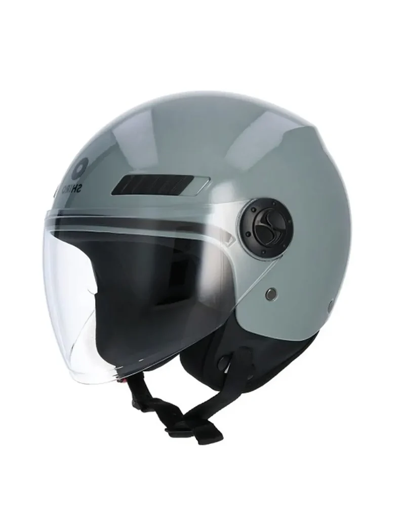 SHIRO SH-62 KIOTO CASCHI DI MOTO MONOCOLOR ASPHALT