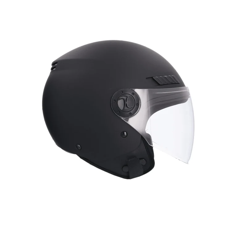 SHIRO HELMETS SH-62 KIOTO CASCHI DI MOTO MONOCROMO NERO OPACO