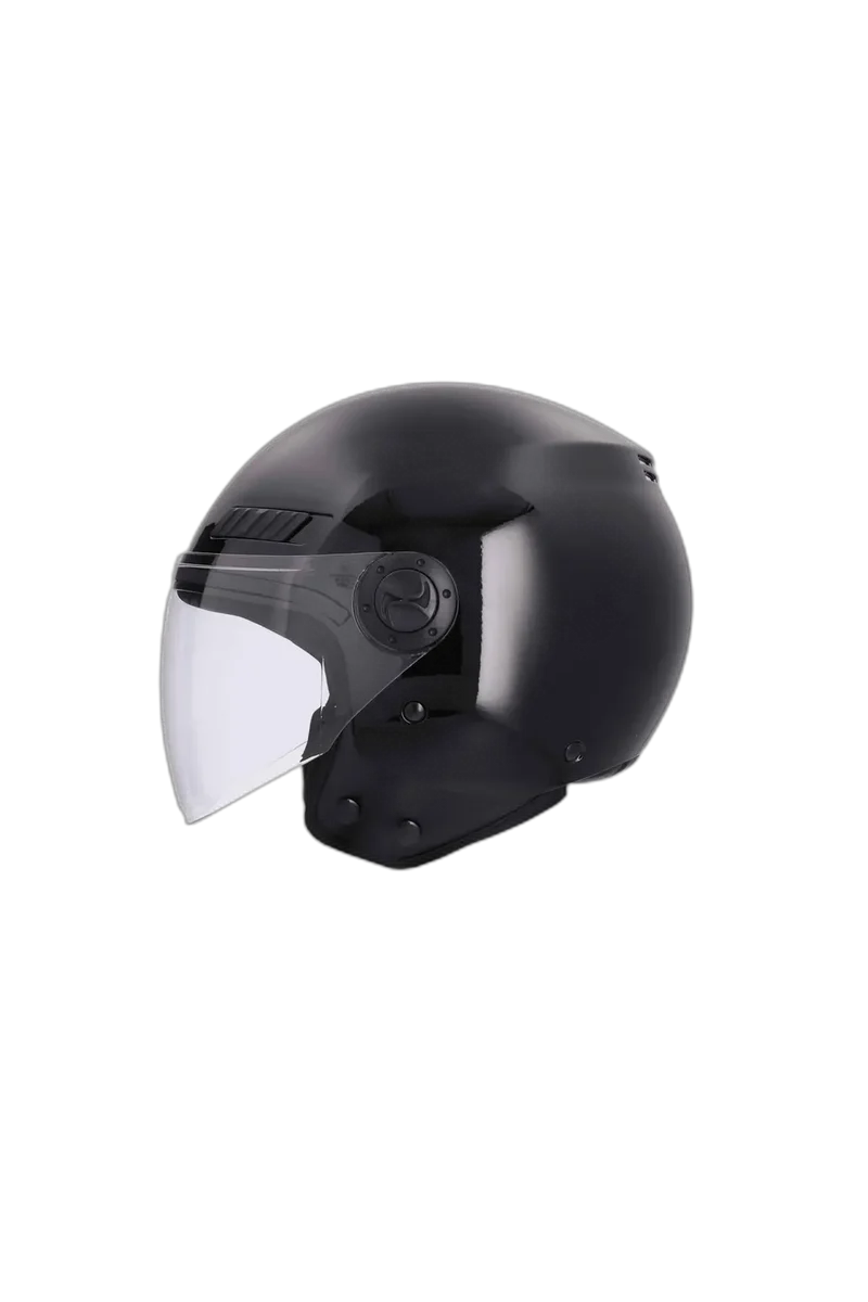 SHIRO SH-62 KIOTO CASCHI DI MOTO MONOCOLOR NERO