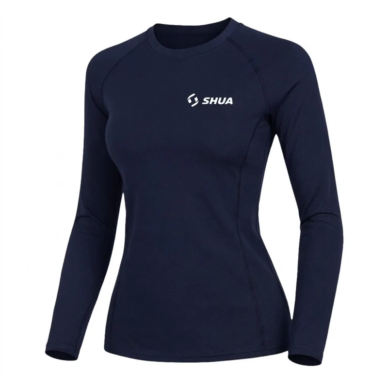 SHUA CORE CAMICIA DI MOTO DONNA NAVY BLU