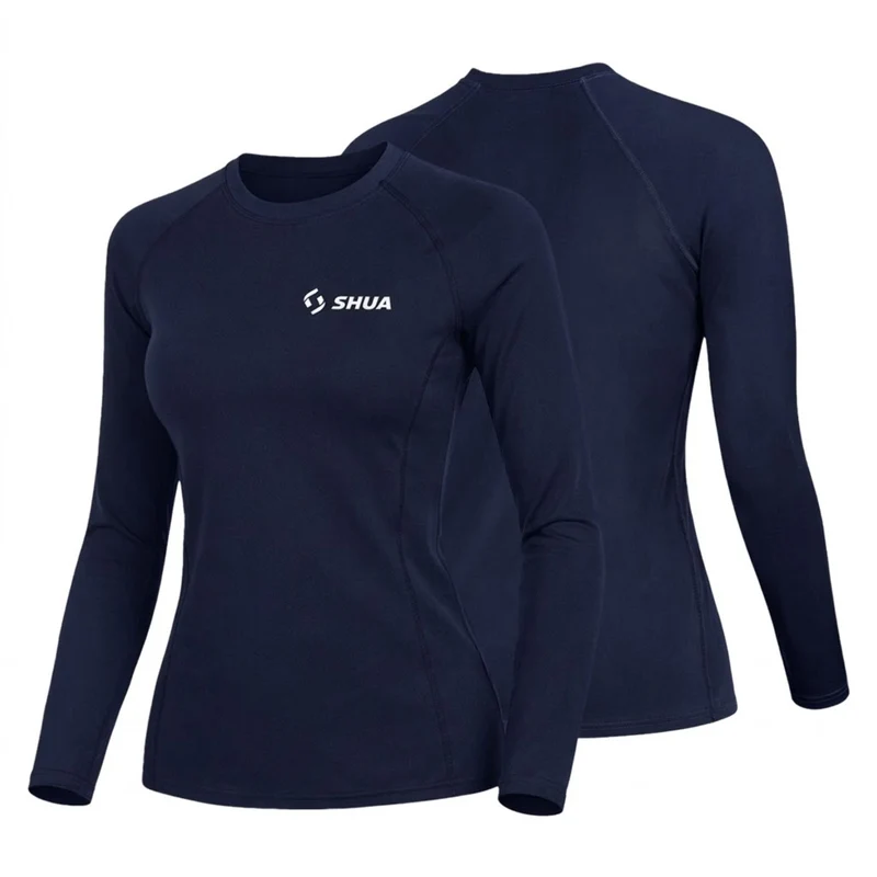 SHUA CORE CAMICIA DI MOTO DONNA NAVY BLU