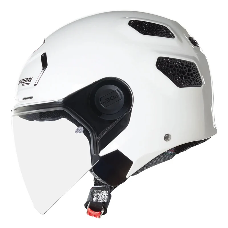 CASCO JET NOLAN N30-4 T OMOLOGAZIONE 06 CLASSIC 305 BIANCO METALIZZATO