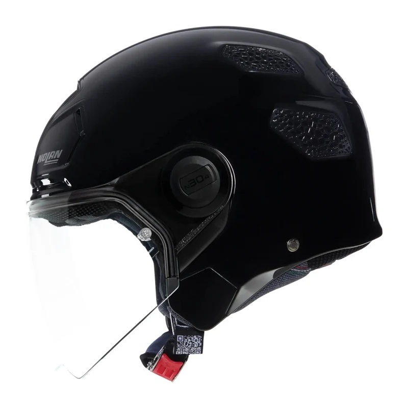 CASCO JET NOLAN N30-4 T OMOLOGAZIONE 06 CLASSIC 301 NERO LUCIDO