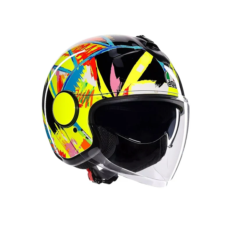 CASCO JET ETERES AGV E2206 ROSSI WINTER TEST 2019