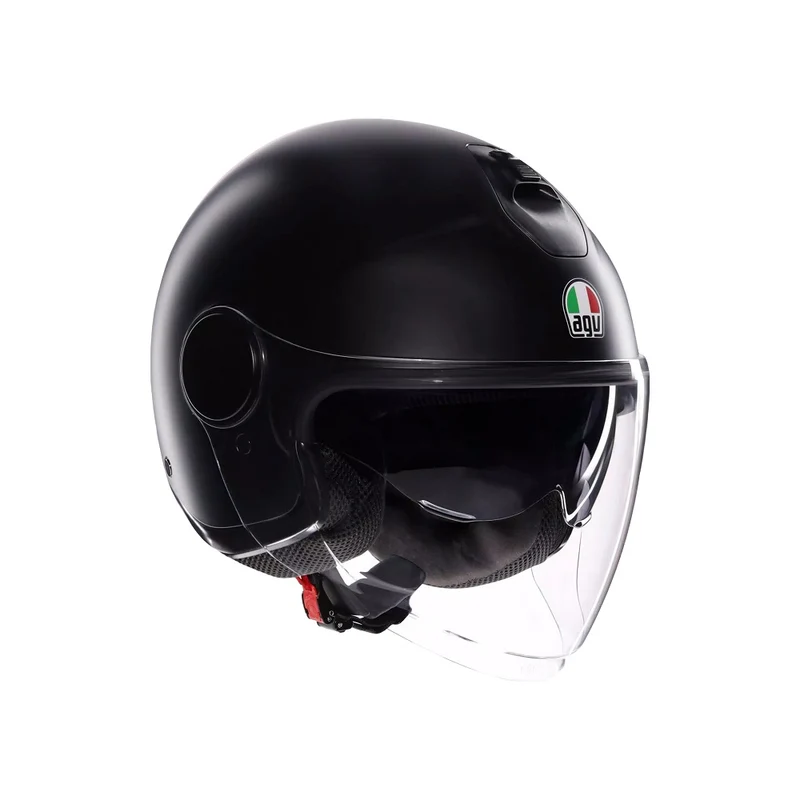 CASCO JET ETERES AGV E2206 MONO NERO OPACO