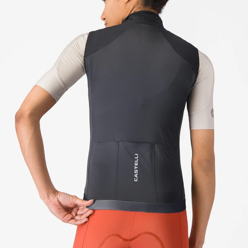 Gilet donna Castelli Espresso 2 - Nero bianco