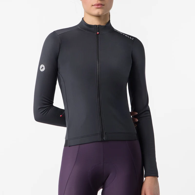 Maglia donna maniche lunghe Castelli Espresso Thermal 2 - Nero